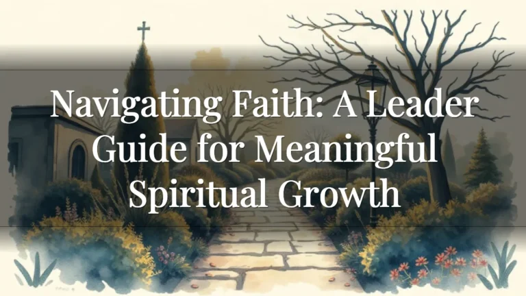 Navigating Faith: A Leader Guide for Meaningful Spiritual Growth Navigating Faith: A Leader Guide for Meaningful Spiritual Growth
