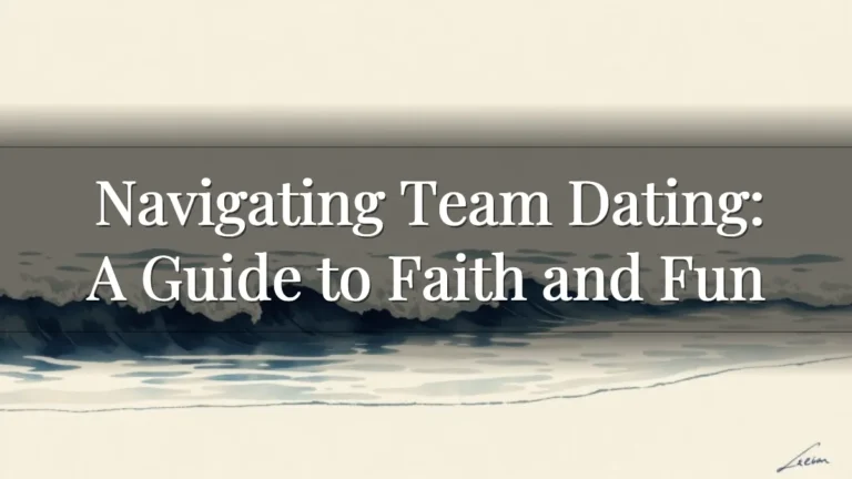 Navigating Team Dating: A Guide to Faith and Fun Navigating Team Dating: A Guide to Faith and Fun