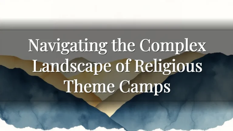 Navigating the Complex Landscape of Religious Theme Camps