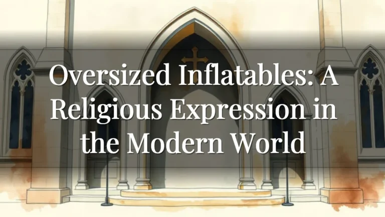 Oversized Inflatables: A Religious Expression in the Modern World