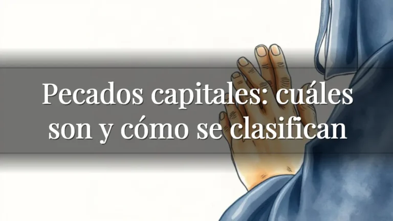 Pecados capitales: cuáles son y cómo se clasifican