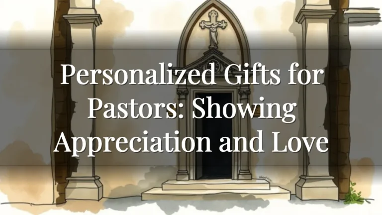Personalized Gifts for Pastors: Showing Appreciation and Love