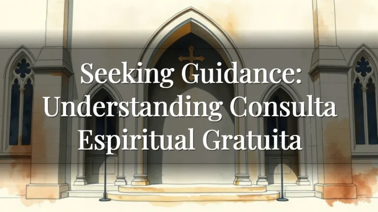 Seeking Guidance: Understanding Consulta Espiritual Gratuita