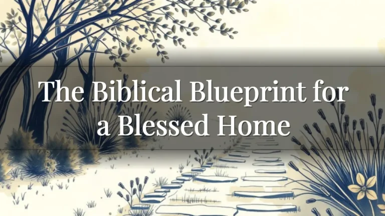 The Biblical Blueprint for a Blessed Home