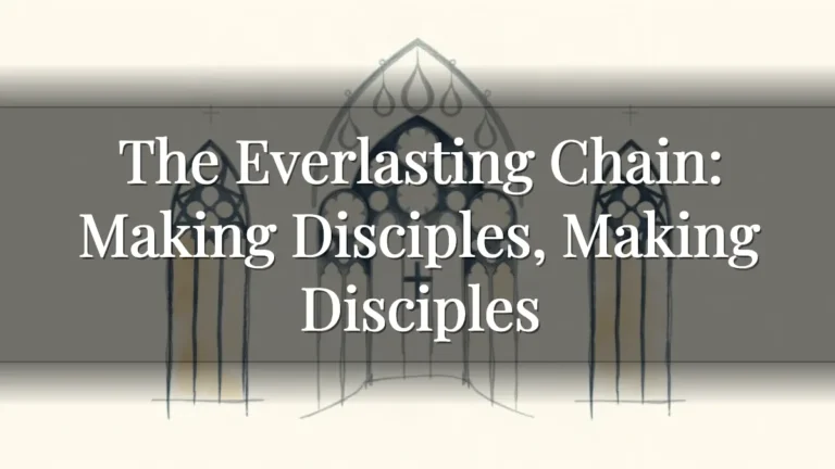 The Everlasting Chain: Making Disciples, Making Disciples The Everlasting Chain: Making Disciples, Making Disciples