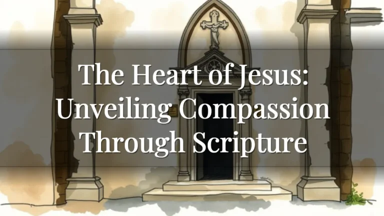 The Heart of Jesus: Unveiling Compassion Through Scripture The Heart of Jesus: Unveiling Compassion Through Scripture