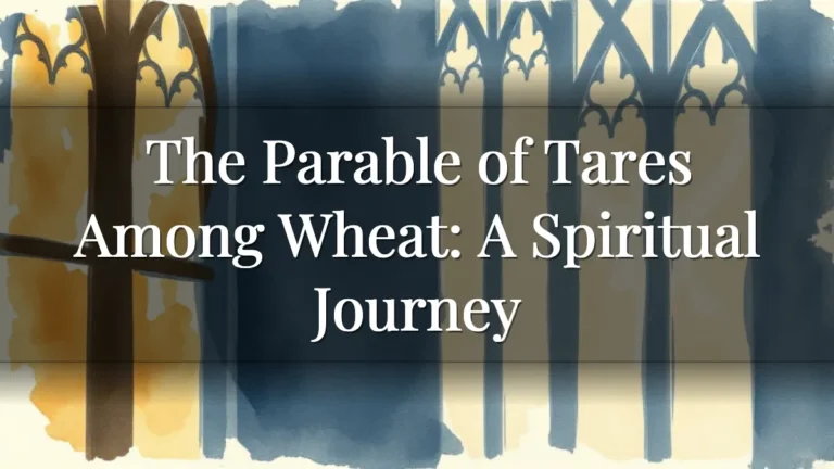 The Parable of Tares Among Wheat: A Spiritual Journey The Parable of Tares Among Wheat: A Spiritual Journey