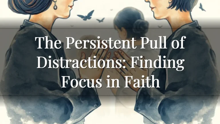 The Persistent Pull of Distractions: Finding Focus in Faith The Persistent Pull of Distractions: Finding Focus in Faith