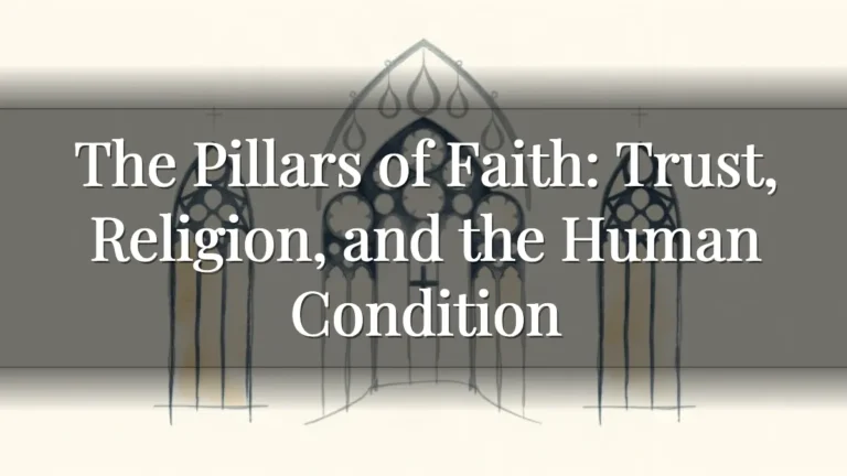 The Pillars of Faith: Trust, Religion, and the Human Condition The Pillars of Faith: Trust, Religion, and the Human Condition