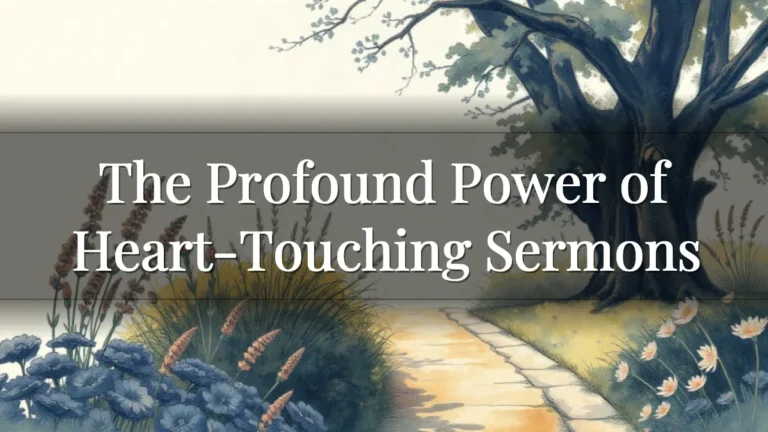 The Profound Power of Heart-Touching Sermons