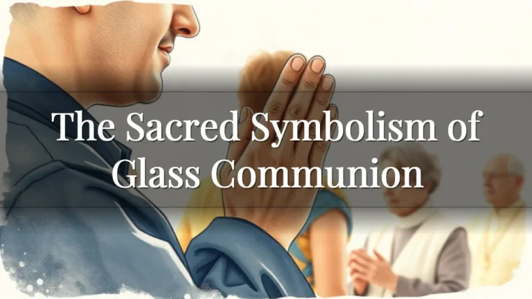The Sacred Symbolism of Glass Communion