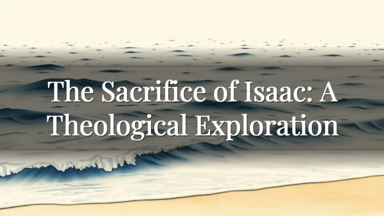 The Sacrifice of Isaac: A Theological Exploration