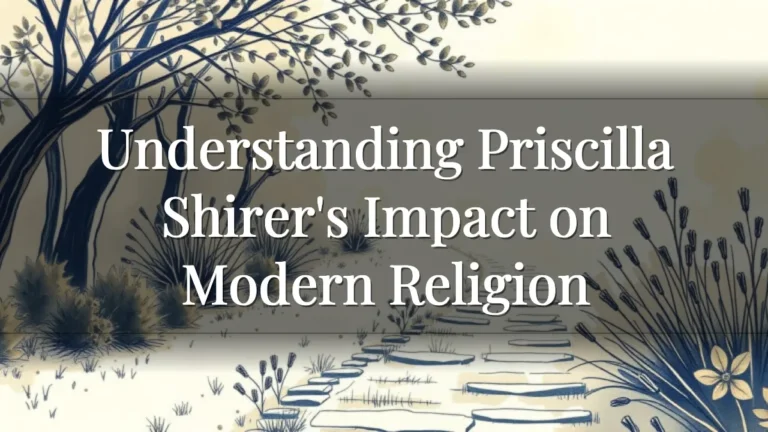 Understanding Priscilla Shirer's Impact on Modern Religion
