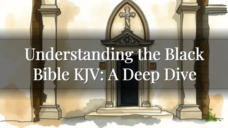 Understanding the Black Bible KJV: A Deep Dive Understanding the Black Bible KJV: A Deep Dive