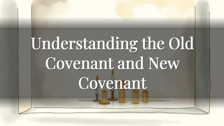Understanding the Old Covenant and New Covenant