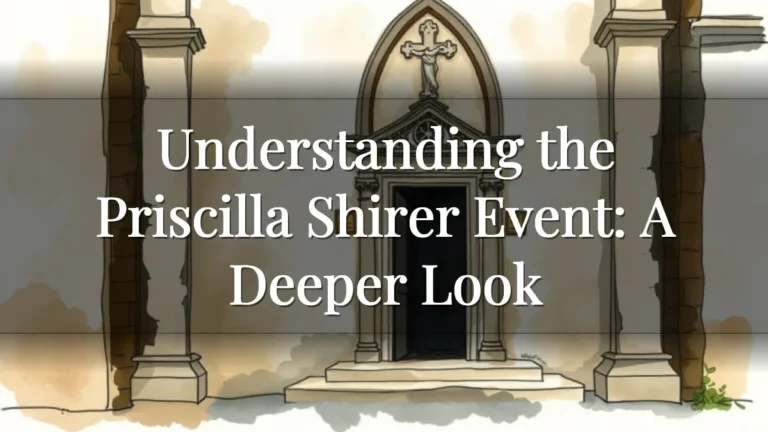 Understanding the Priscilla Shirer Event: A Deeper Look Understanding the Priscilla Shirer Event: A Deeper Look