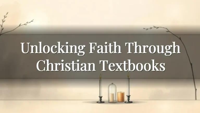 Unlocking Faith Through Christian Textbooks Unlocking Faith Through Christian Textbooks