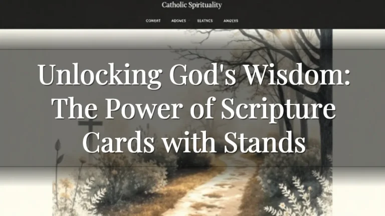 Unlocking God's Wisdom: The Power of Scripture Cards with Stands Unlocking God's Wisdom: The Power of Scripture Cards with Stands
