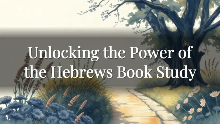 Unlocking the Power of the Hebrews Book Study