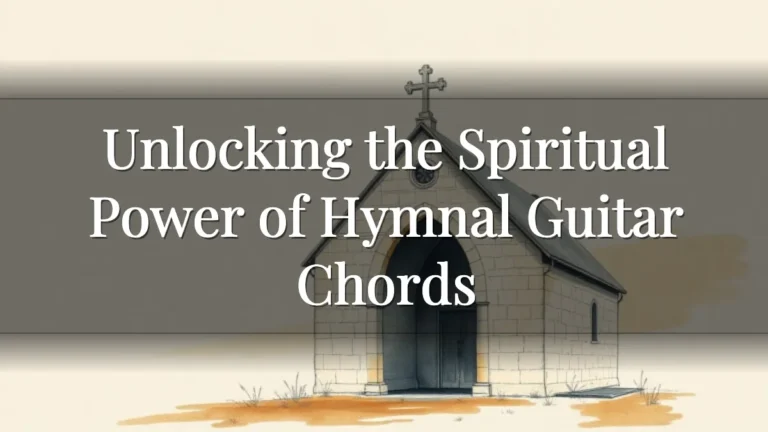 Unlocking the Spiritual Power of Hymnal Guitar Chords