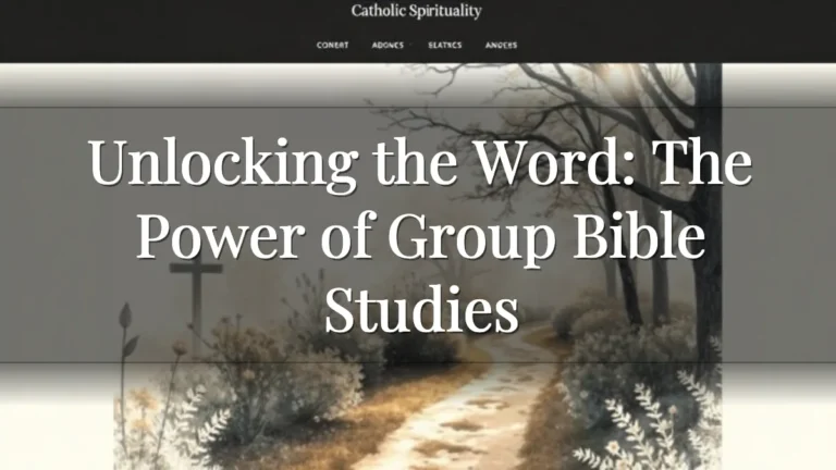 Unlocking the Word: The Power of Group Bible Studies
