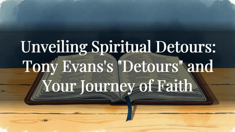 Unveiling Spiritual Detours: Tony Evans's "Detours" and Your Journey of Faith
