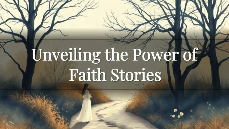 Unveiling the Power of Faith Stories Unveiling the Power of Faith Stories