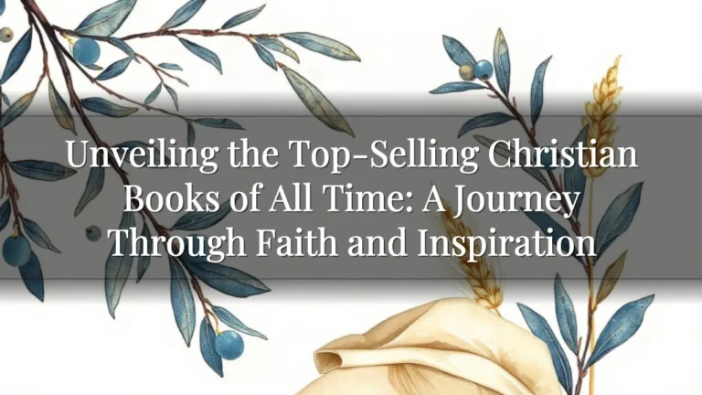 Unveiling the Top-Selling Christian Books of All Time: A Journey Through Faith and Inspiration Unveiling the Top-Selling Christian Books of All Time: A Journey Through Faith and Inspiration