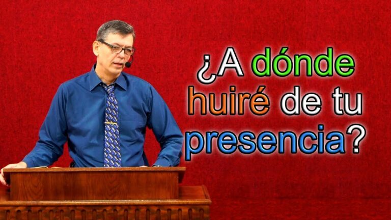 ¿A dónde huiré de tu presencia? Descubre el significado en la Biblia a donde huire de tu presencia biblia