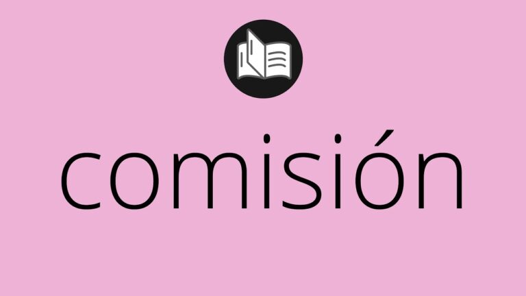 comision significado biblico