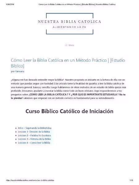 Como Empezar a Leer la Biblia Católica: Un Viaje de Descubrimiento