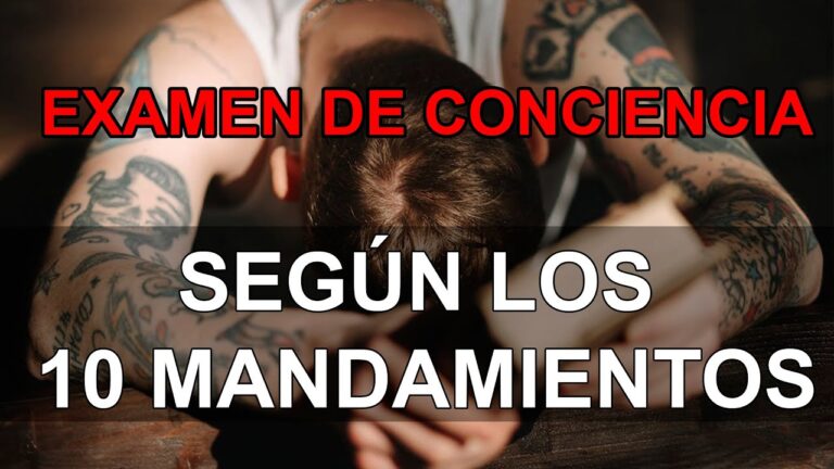 como hacer una buena confesion con los 10 mandamientos