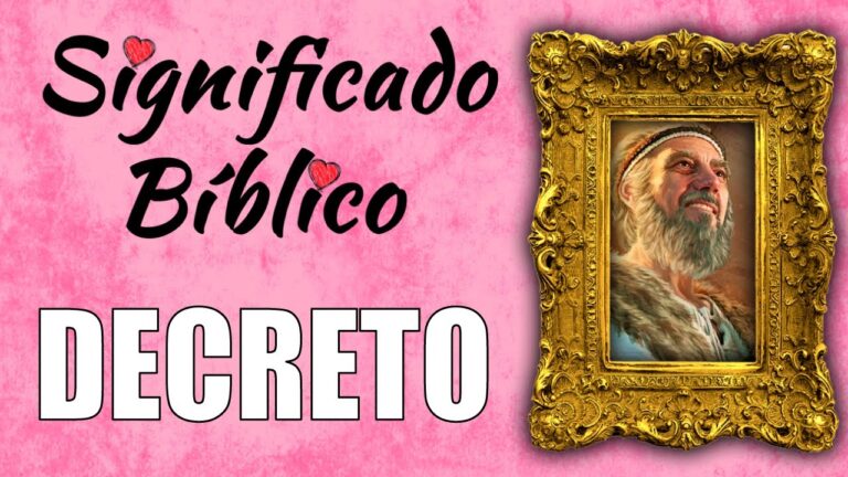 decreto significado biblico