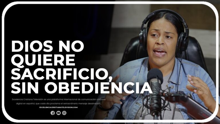 dios no quiere sacrificios sino obediencia