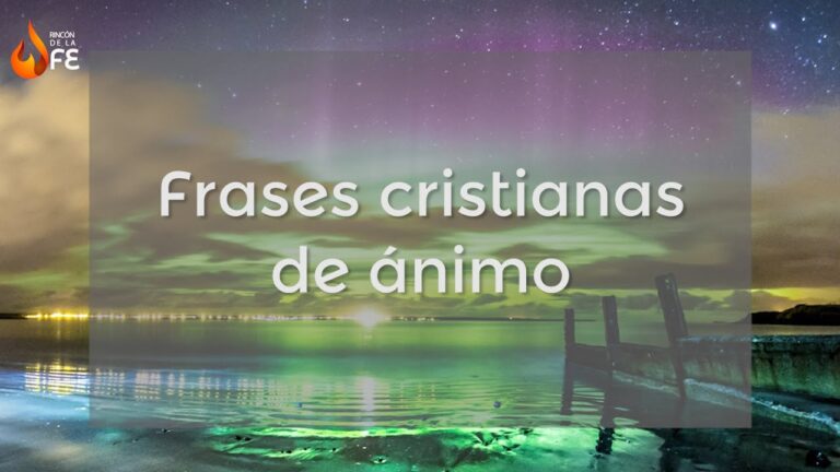 frase cristiana de animo