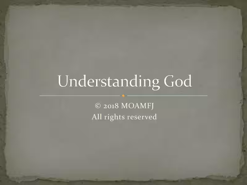 god's-understanding