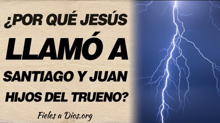 los hijos del trueno biblia