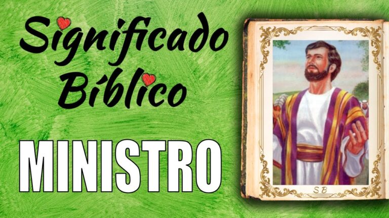 ministro significado biblico