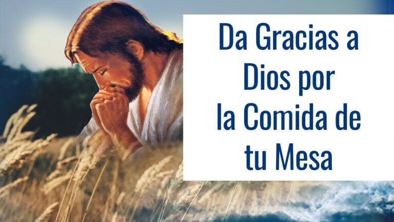 oracion para bendecir los alimentos catolica