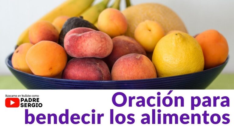 oracion para comer