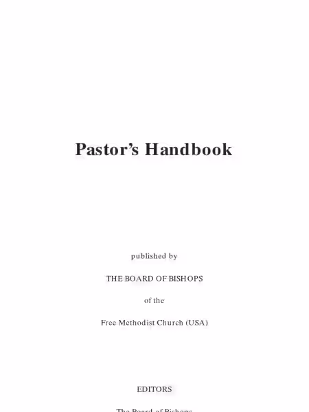 pastor's-handbook