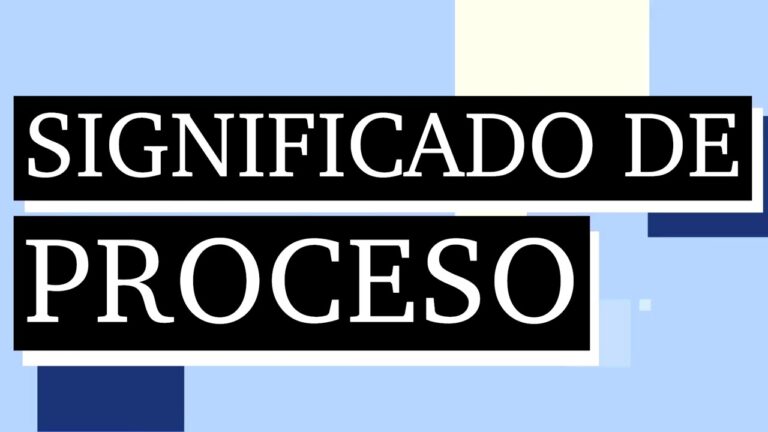 proceso significado biblico