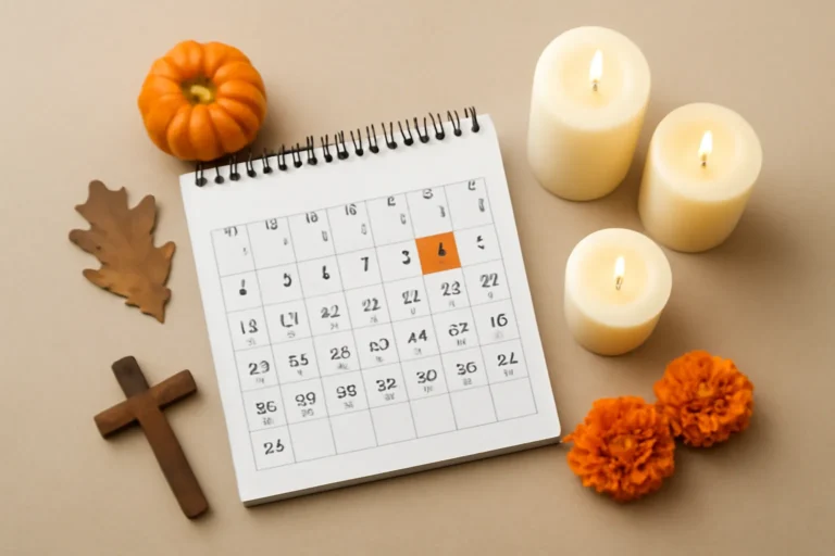 Calendario de Todos los Santos: Fechas, significado y tradiciones calendario de todos santos