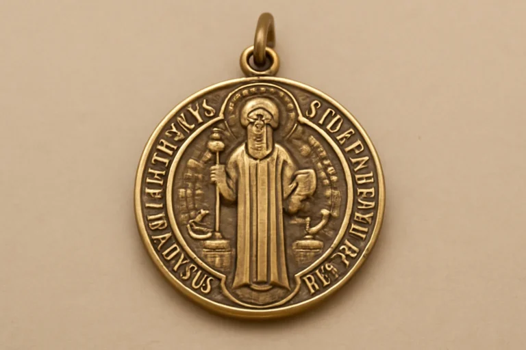 Medalla de San Benito Abad: significado, historia y protección espiritual medalla de san benito abad