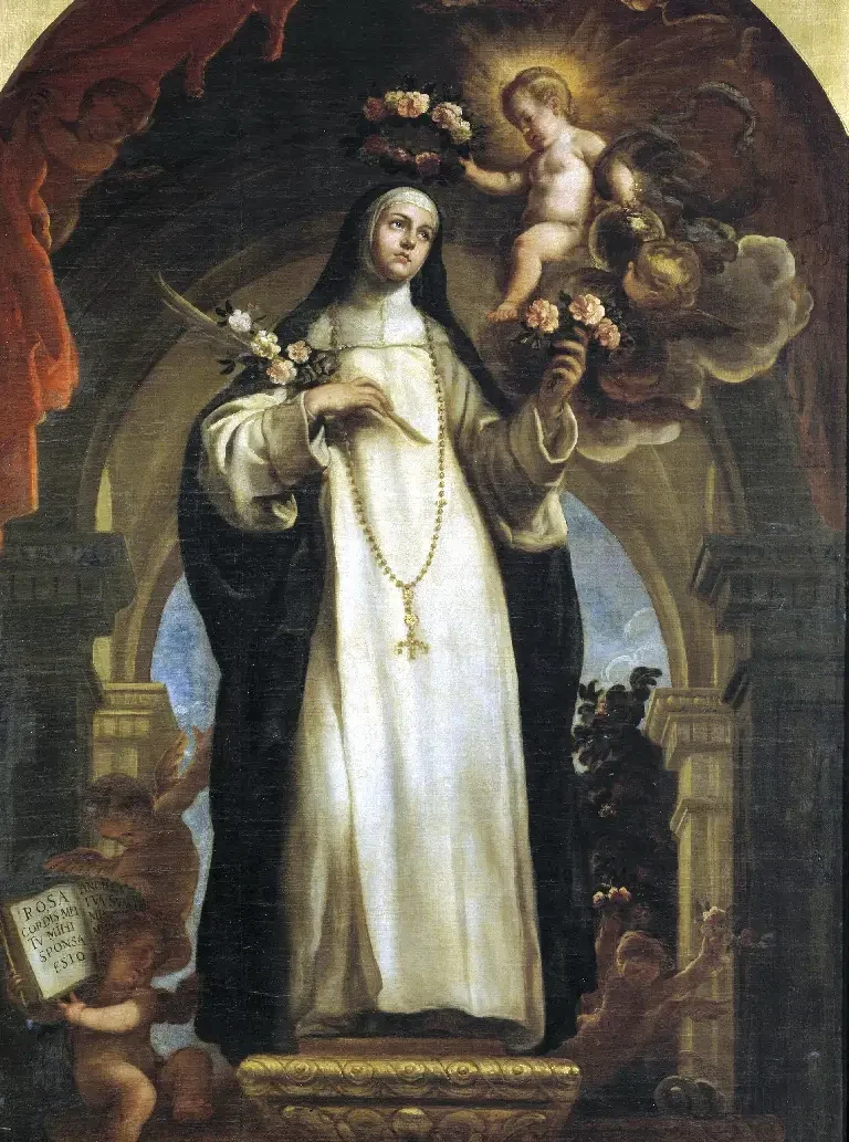 Estampita de Santa Rosa de Lima para imprimir gratis — Imagen y oración Proyecto nuevo - 2026-03-22T204659.984