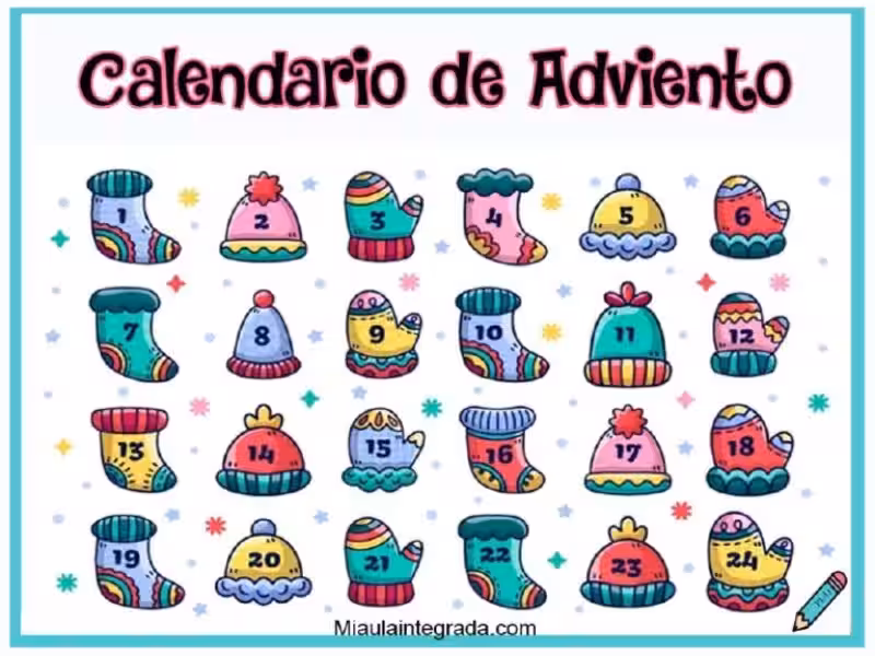El Calendario de Adviento Vacío: Un Símbolo de Esperanza y Preparación en la Religión calendario_de_adviento_vacio