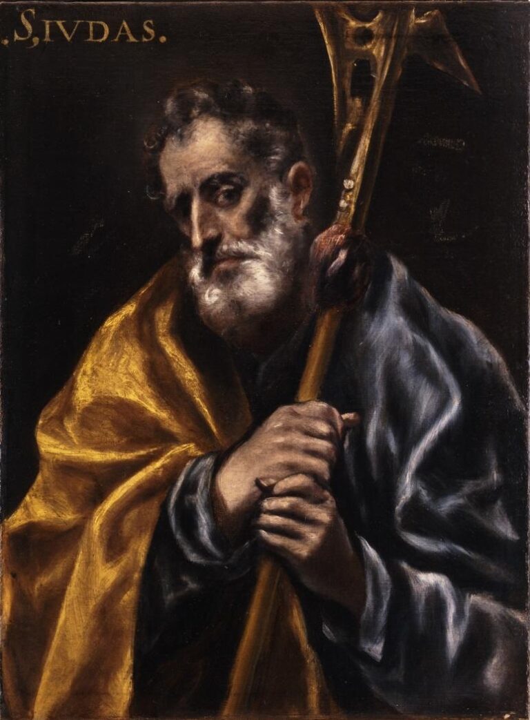 Estampita de San Judas Tadeo para imprimir
