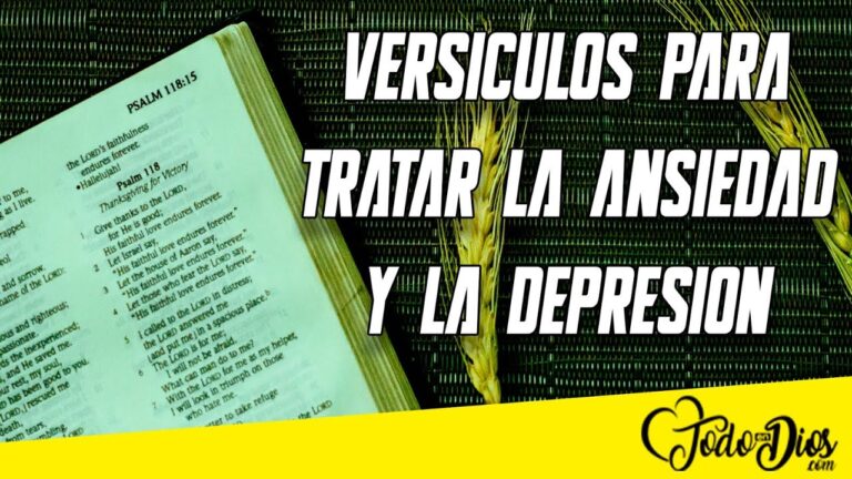 versiculos para la ansiedad y depresion